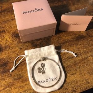Pandora bangle & Mom letters charm
